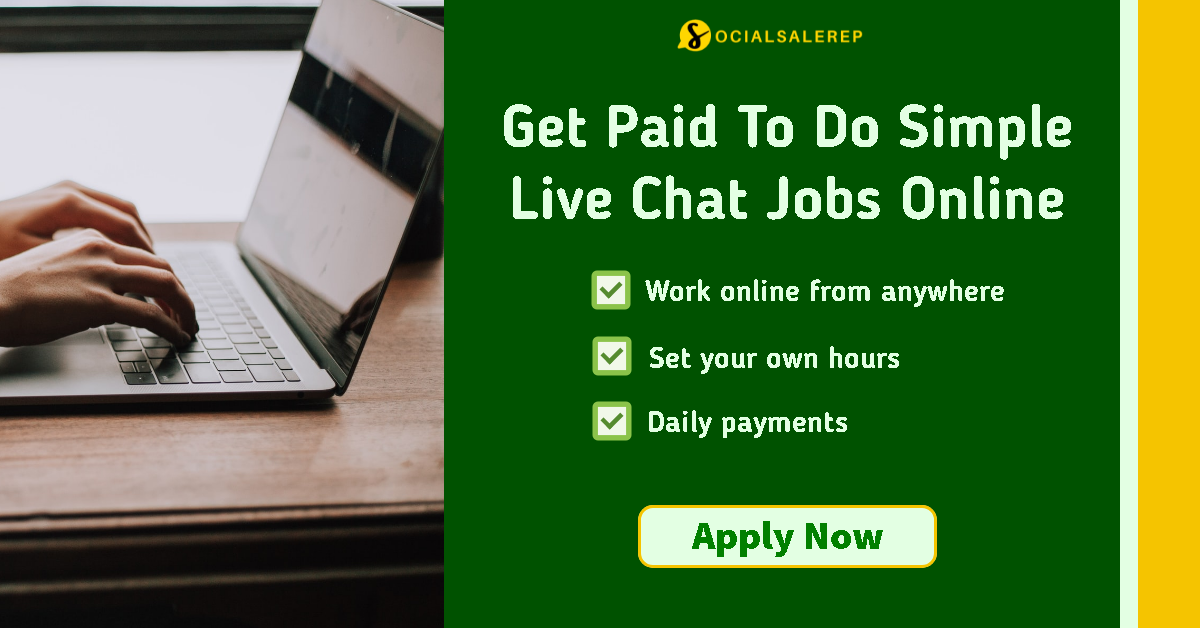 chat support jobs work from home