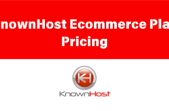 KnownHost Ecommerce Plan Pricing