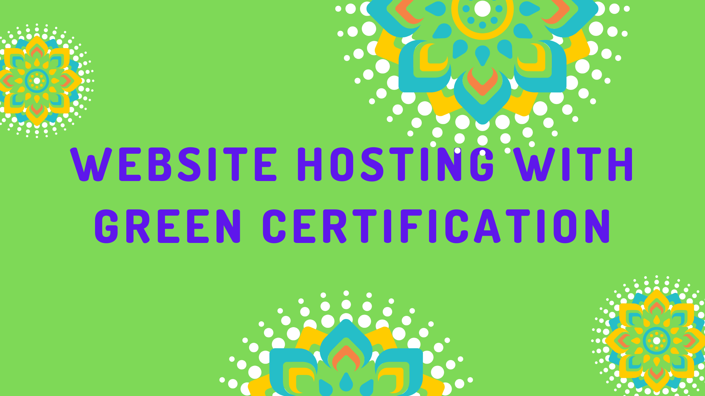 Website Hosting With Green Certification
