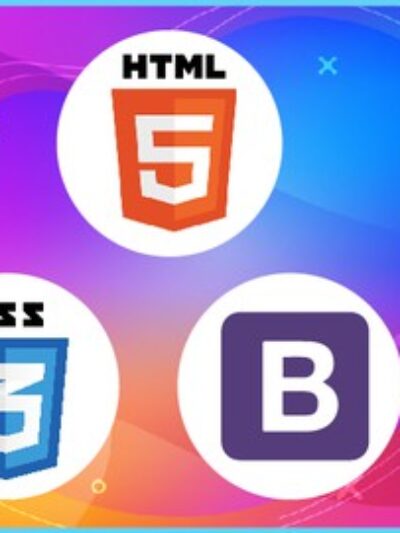 Front End Web Development with Javascript HTML CSS Bootstrap