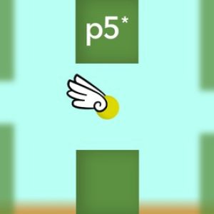 Make A Flappy Bird Game using JavaScript & P5.js framework