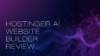 hostinger ai website builder