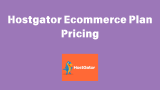 HostGator Ecommerce Plan Pricing