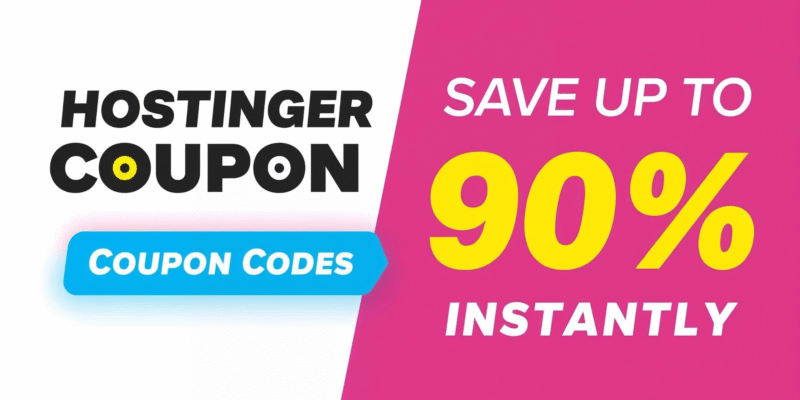 Hostinger Coupon Code (October 2025) – Save Up to 90% Instantly